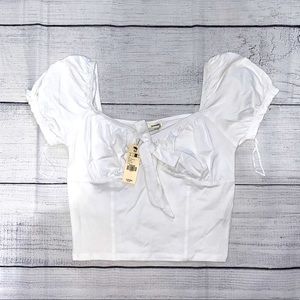 Garage White Top Size M